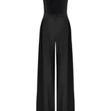 Strapless Wide Leg Elegant Jumpsuit
