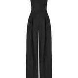 Strapless Wide Leg Elegant Jumpsuit