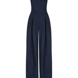 Strapless Wide Leg Elegant Jumpsuit