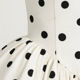 Amelia | Mini halterneck dress with voluminous skirt