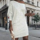 Birgit | Off-Shoulder Pailletten-Look