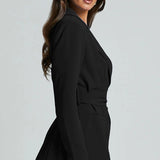 Belted Blazer Mini Dress