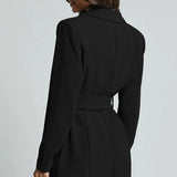 Belted Blazer Mini Dress
