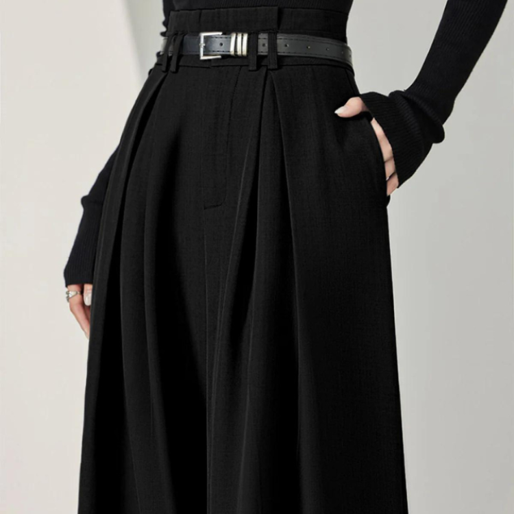 Gisela | Hochgeschnittene Hose mit weitem Bein für Damen