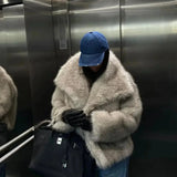 Luxury Faux Fur Oversized Winter Jacket