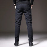 Men’s Slim Fit Elastic Waist Dress Pants