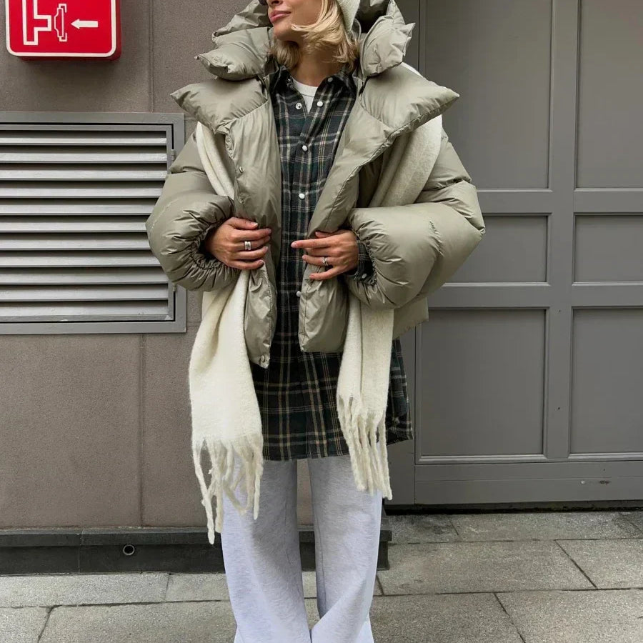 Estelle | Modische Steppjacke in Anthrazit