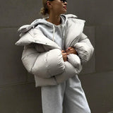 Estelle | Modische Steppjacke in Anthrazit