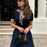 Contrast Trim Short Sleeve Polo Top