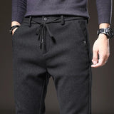 Men’s Slim Fit Elastic Waist Dress Pants