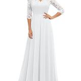 Helena | Lace maxi dress with a graceful and feminine silhouette