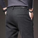 Men’s Slim Fit Elastic Waist Dress Pants