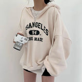 Oversized Hoodie mit „Los Angeles“ Print – Sportlich, Lässig & Cozy