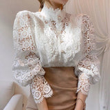 Tara | Lace Blouse with Elegant Detail