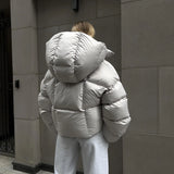 Estelle | Modische Steppjacke in Anthrazit