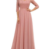 Helena | Lace maxi dress with a graceful and feminine silhouette
