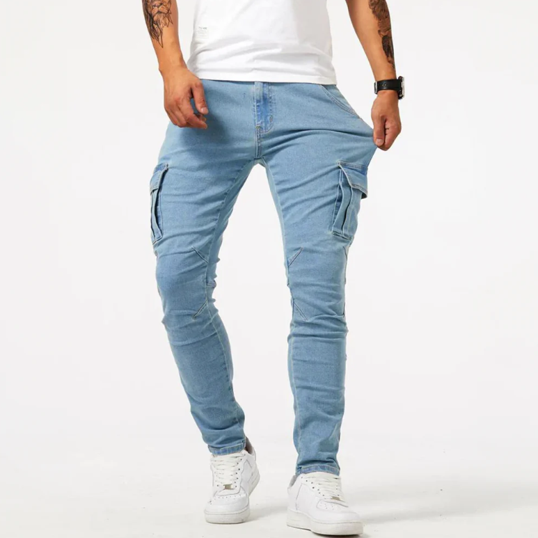 Robin | Stylische Cargo-Skinny-Jeans für Herren