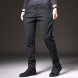Men’s Slim Fit Elastic Waist Dress Pants
