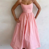 Strapless Bow Detail Midi Dress