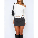 Käthe | Schickes Twisted Long Sleeve Top für Frauen