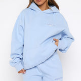 Oversized Hoodie Blue – Warm, Comfortable and Stylishly Made with Love