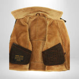 Thomas™ | Exklusive Fliegerjacke mit Fellkragen