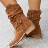 Women’s Suede Slouch Ankle Boots