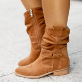 Women’s Suede Slouch Ankle Boots