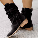 Women’s Suede Slouch Ankle Boots