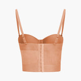 Ida | Figurbetontes Bustier-Top mit Bügel-Cups und transparenter Mesh-Struktur