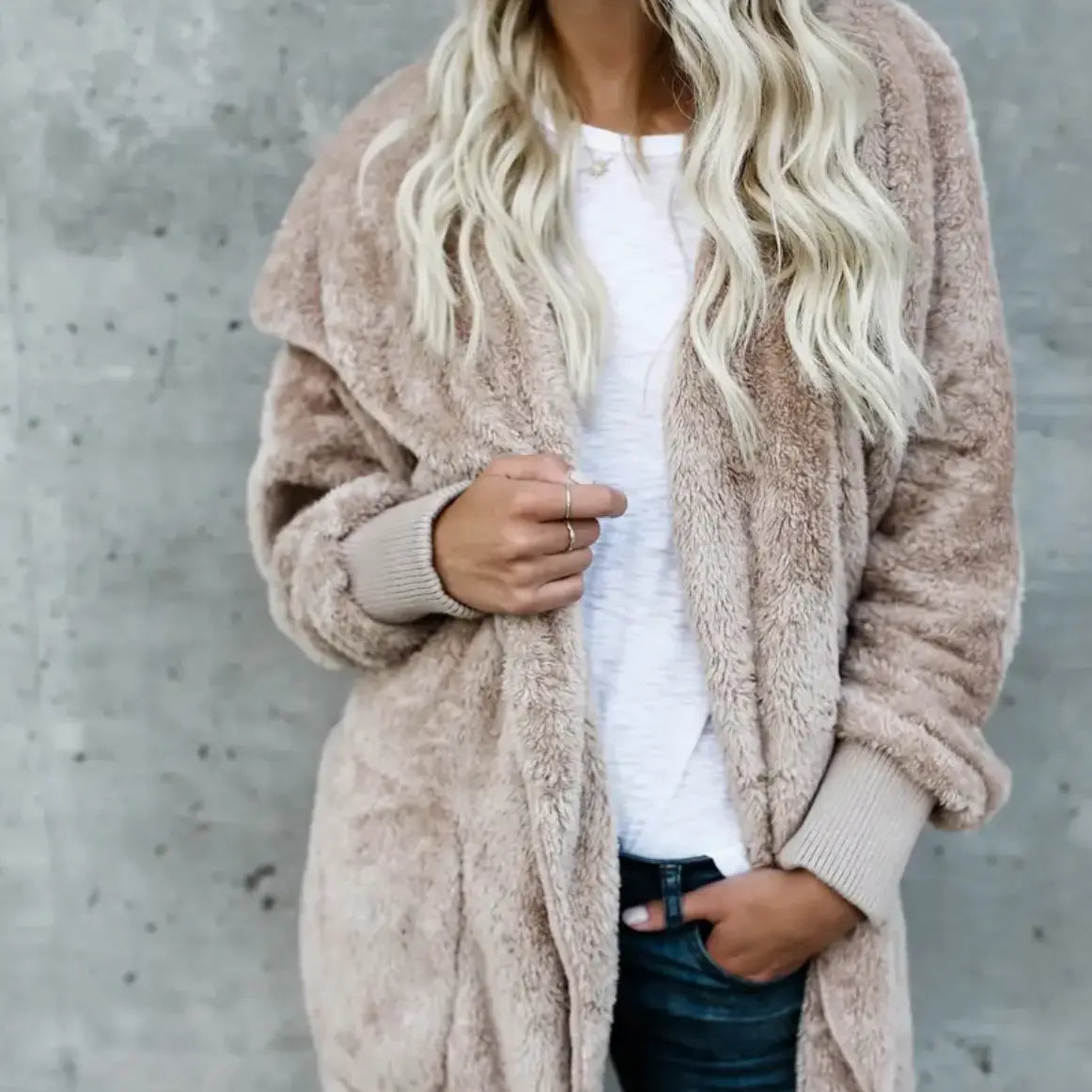 Lia | Warme Teddy Fleecejacke