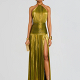 Rosalie | Long elegant dress with sculpted fit and refined detailing