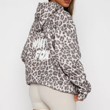 Offstage Printed Oversized Hoodie Leopard – Bold, Comfortable and Stylish