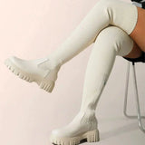 Charlotte | Stretch Strickstiefel