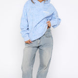 Vol. 1 Oversized Printed Hoodie Blue Bow – Comfortable, Playful and Stylish