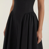 Ulva | Women’s Floral Corset Midi Dress – Sweetheart Neck Summer Dress