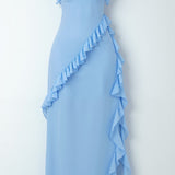 Elavira | Elegant Maxi Dress with Ruffles