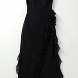 Elavira | Elegant Maxi Dress with Ruffles