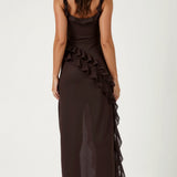 Elavira | Elegant Maxi Dress with Ruffles