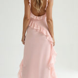 Elavira | Elegant Maxi Dress with Ruffles