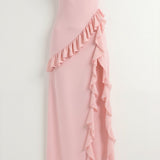 Elavira | Elegant Maxi Dress with Ruffles