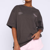 Midnight Chill Oversized Tee Charcoal – Cool, Comfortable and Effortlessly Stylish