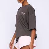 Midnight Chill Oversized Tee Charcoal – Cool, Comfortable and Effortlessly Stylish