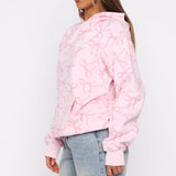 Vol. 1 Oversized Printed Hoodie Posy Bow – Comfortable, Playful and Stylish
